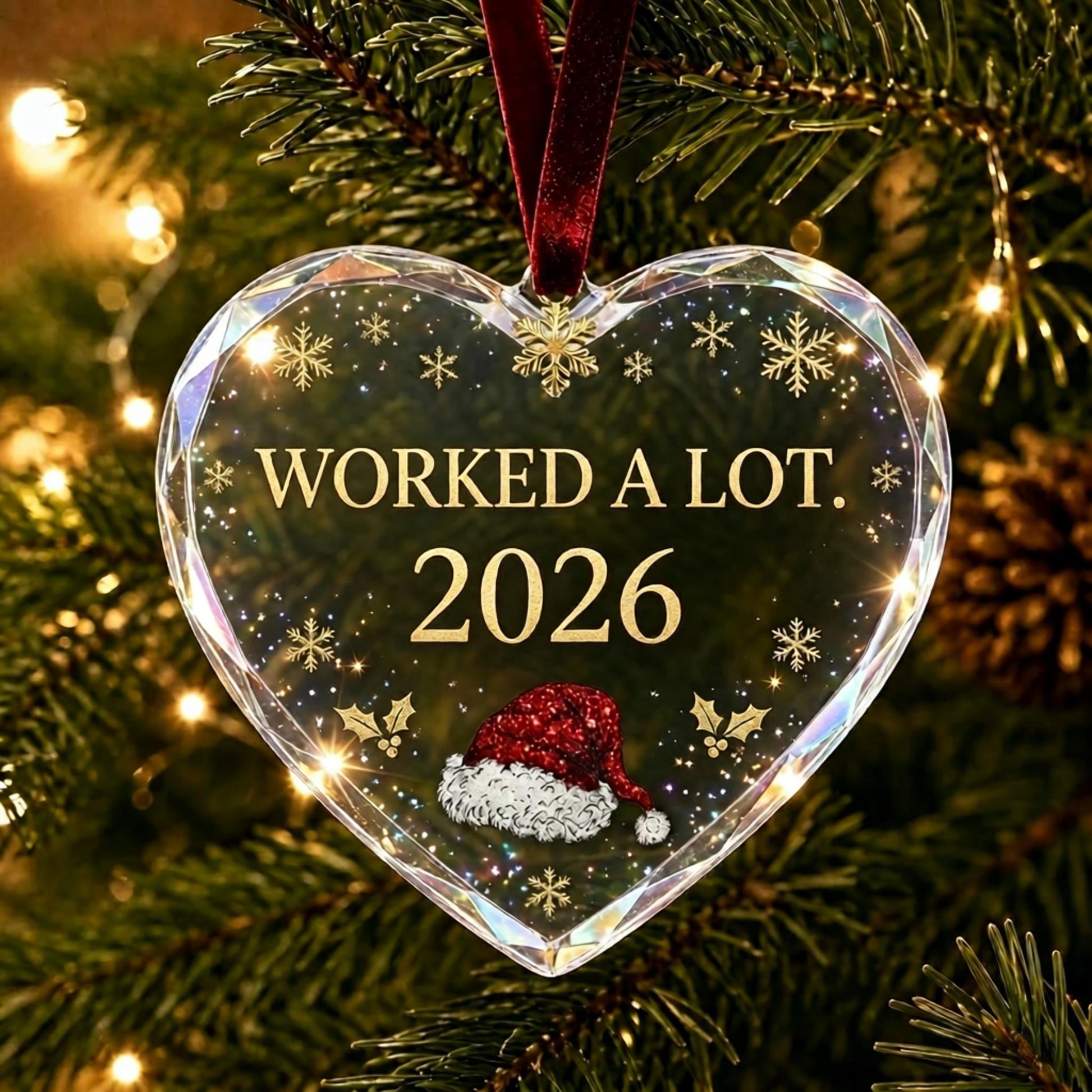 🎄 Fun Heart Christmas Ornaments — Hang Some Attitude On Your Tree 💅
