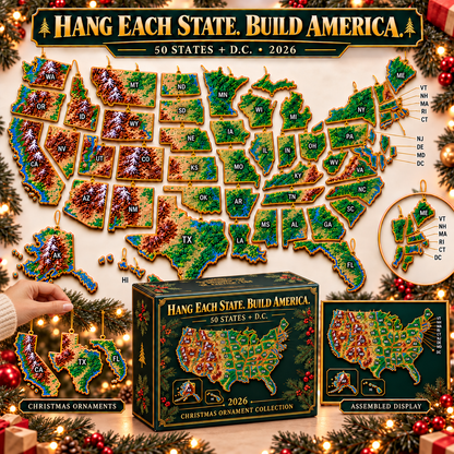 Our America — 50 States + D.C. Christmas Ornament Collection