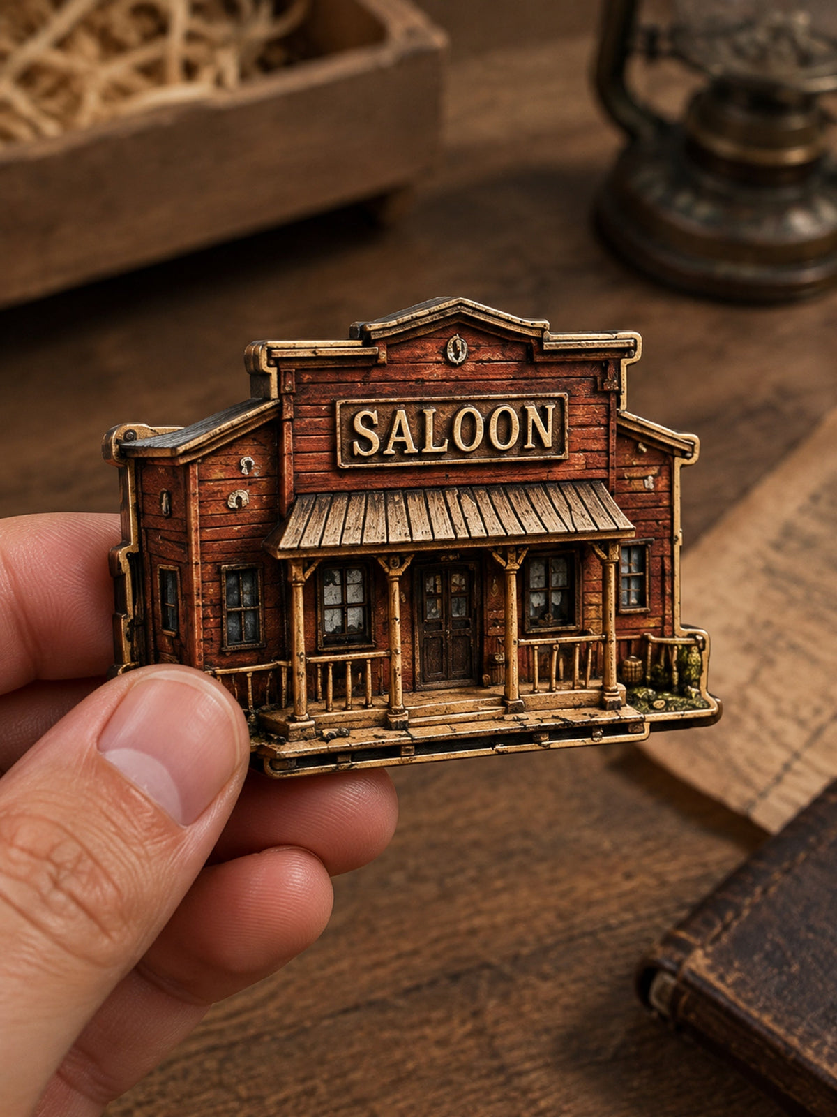 The Forgotten Frontier Ghost Town Advent Calendar 🤠 | 24‑Day Build‑Your‑Own Wild West Town Reusable Wooden Countdown