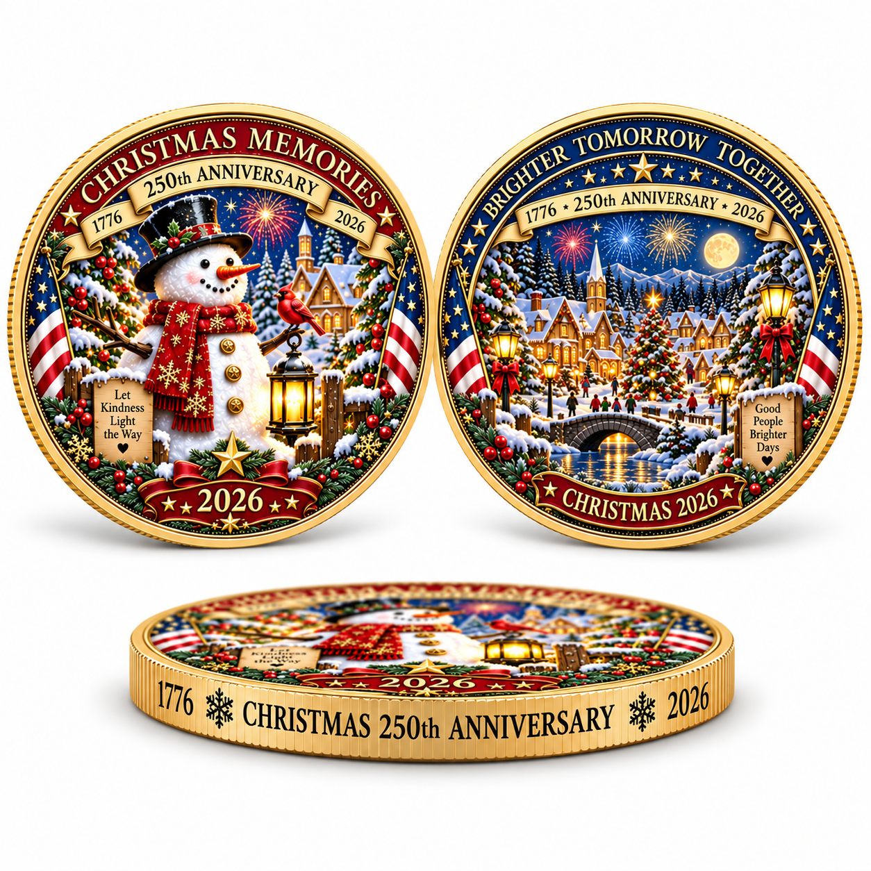 🎄 Christmas 250th Anniversary Collectible Coin