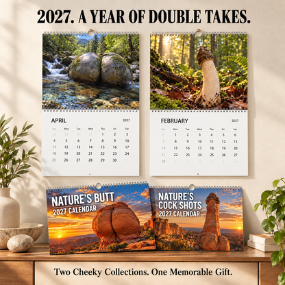 😂 2027 Nature’s Butt Wall Calendar