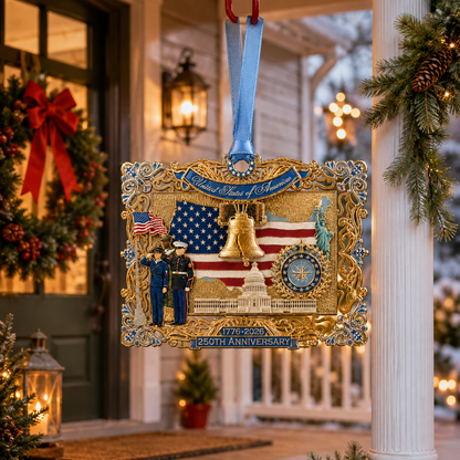 🇺🇸 250th Anniversary Liberty Heritage Christmas Hanging Ornament