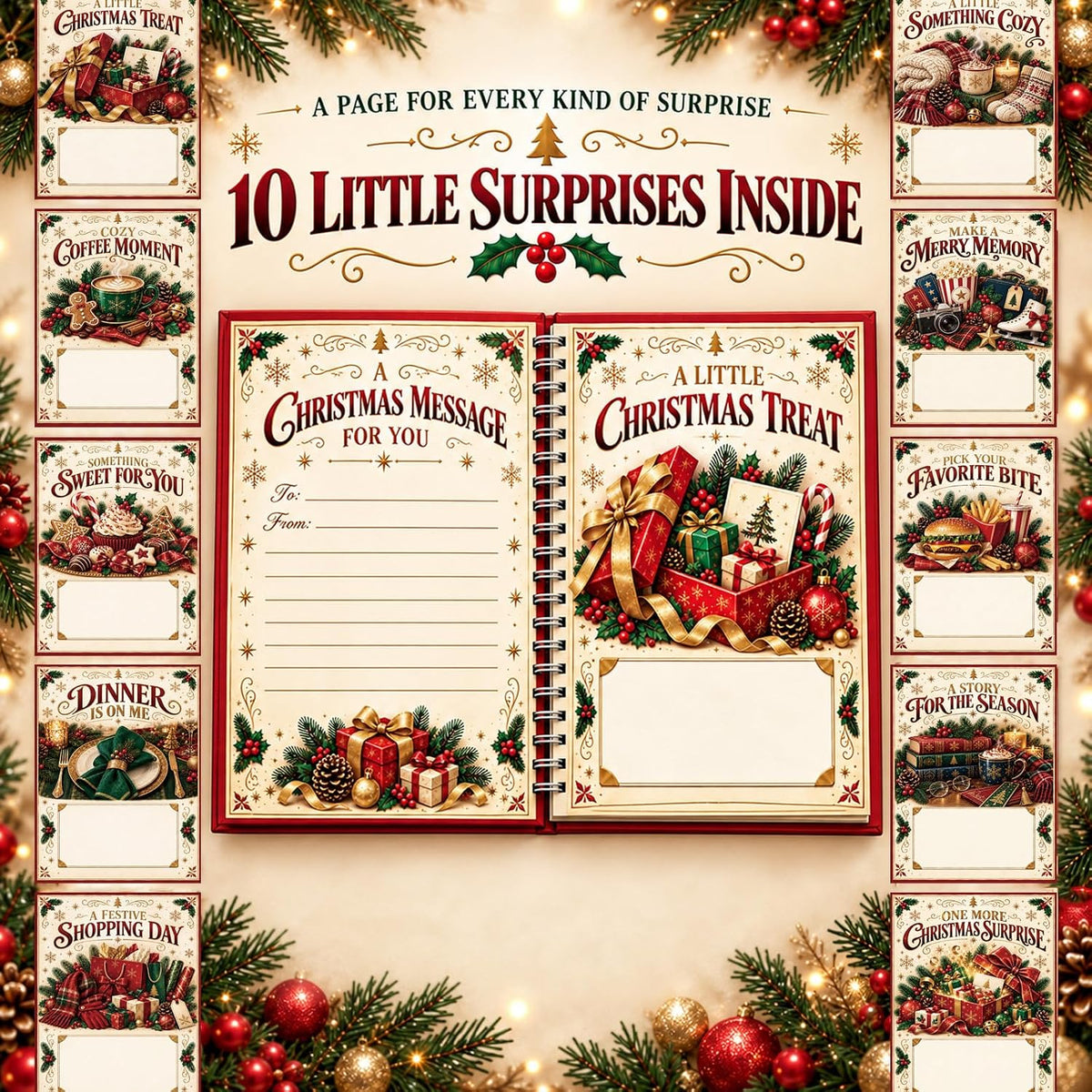 🎁 Christmas Gift Card Book