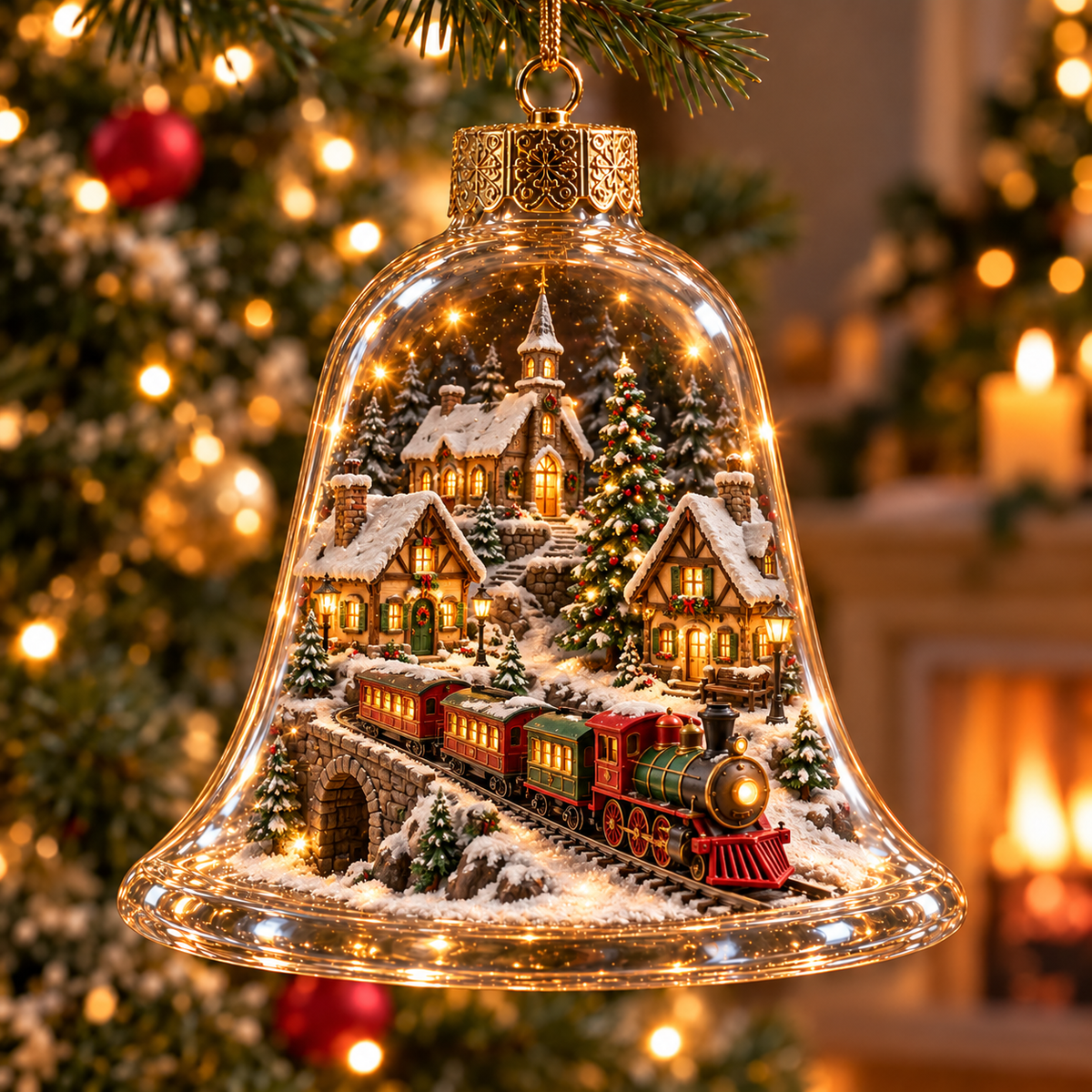 2026 Christmas Wonderland Bell Ornaments