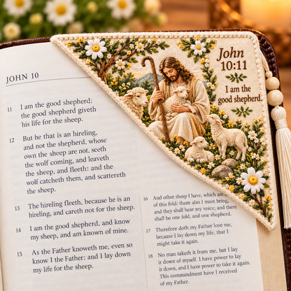 ✝️ Embroidered Bible Corner Bookmarks