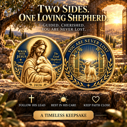 2026 Walk with Jesus Coin Collection – 6 Double-Sided Keepsakes of Faith, Hope & Love
