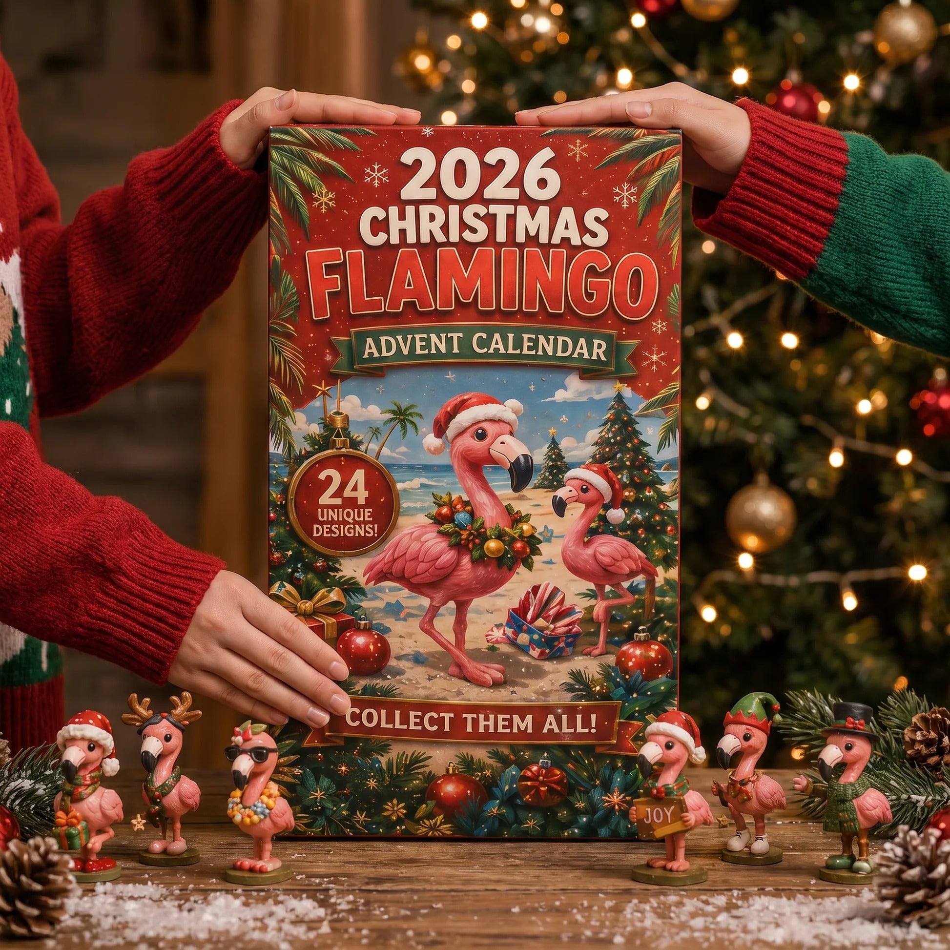 🦩 2026 Christmas Flamingo Advent Calendar– Every Day Brings New Surprises 🎄✨