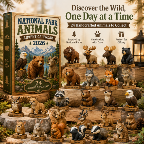 National Park Adorable Animals Advent Calendar 2026 - 24-Day Festive Countdown