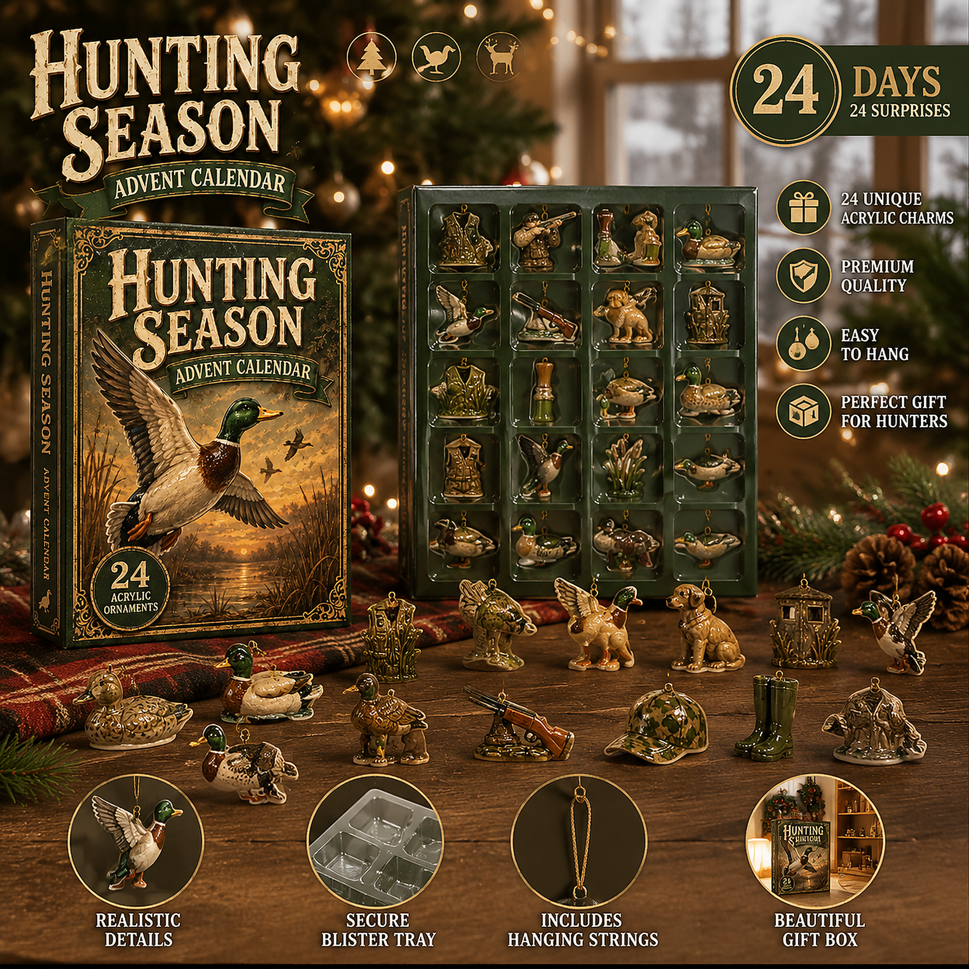 Duck Hunting Season Advent Calendar 2026 - 24-Day Festive Countdown