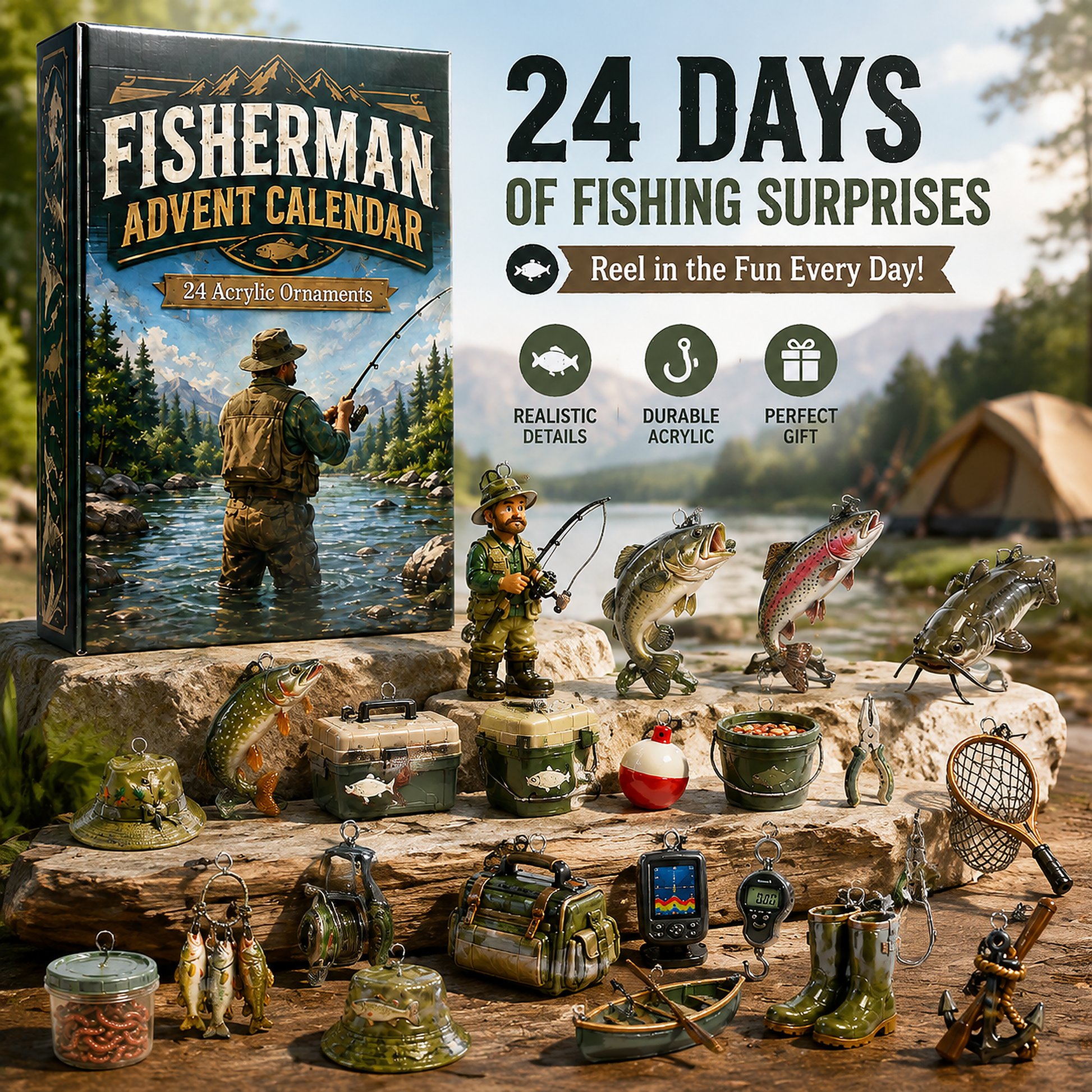 Fisherman Advent Calendar 2026 - 24-Day Festive Countdown