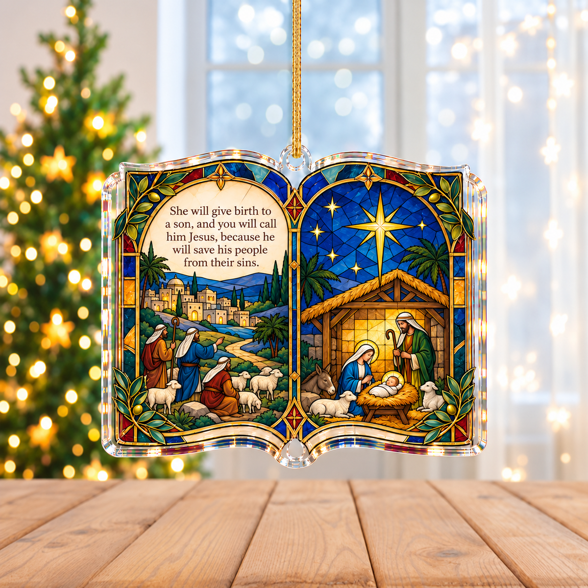 📖 Stories of Faith — Bible Story Acrylic Ornaments Collection