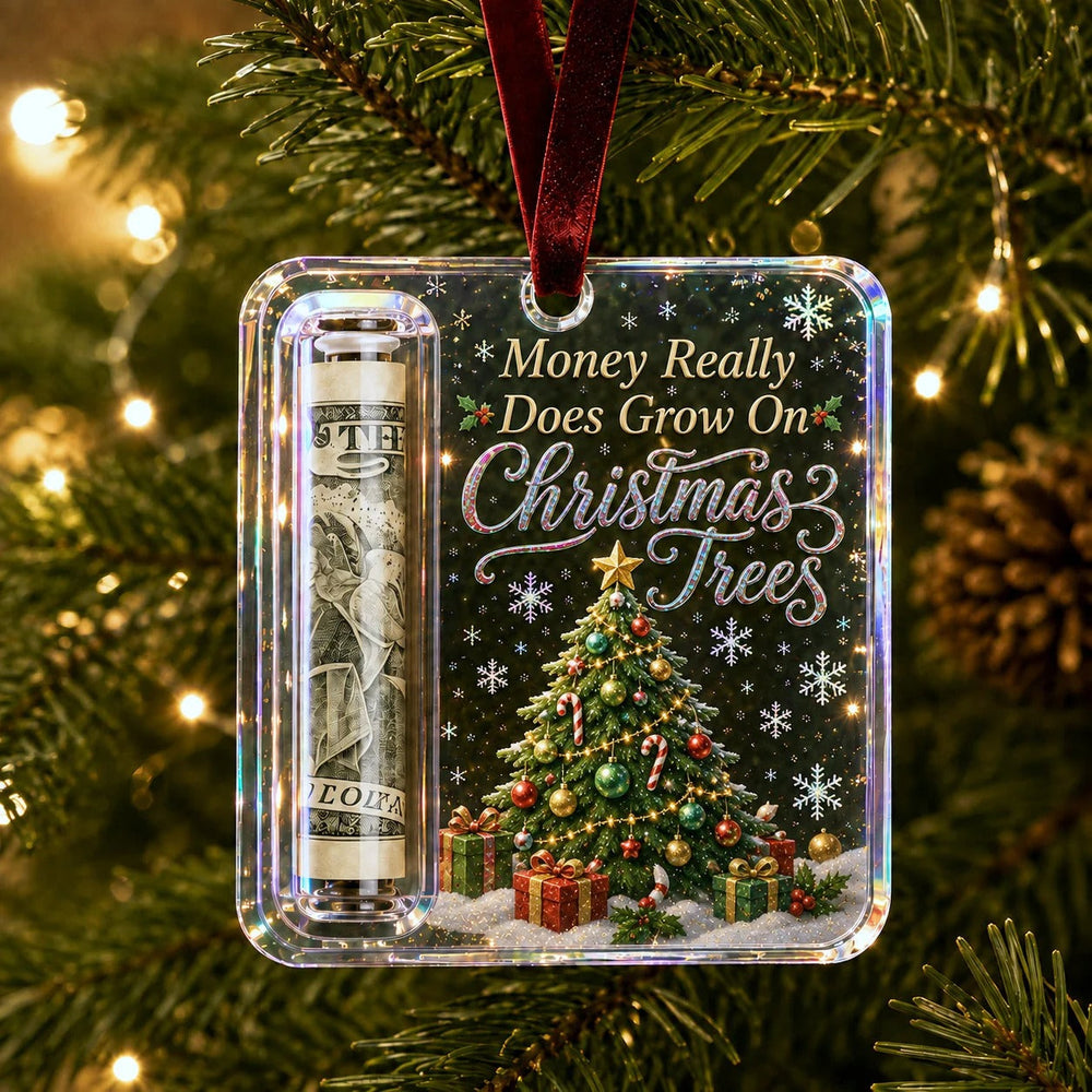 Christmas Tree Cash Gift Ornament