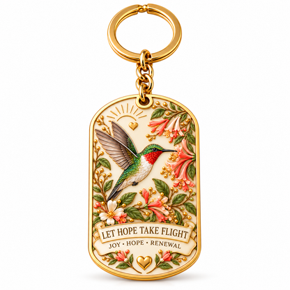 🕊️ "Feathered Messengers" Enamel Bird Keepsake Keychain | A Pocket-Sized Hug