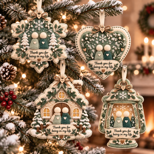 🧶Decorative Felt Holiday Ornament