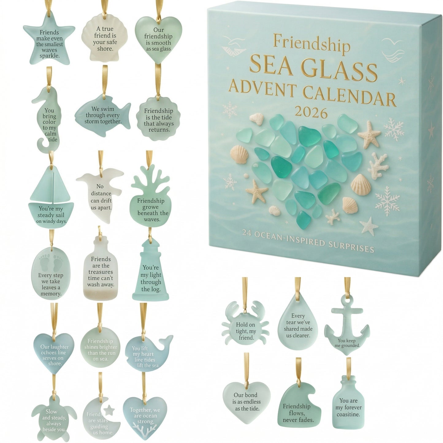 Friendship Sea Glass Advent Calendar 2026