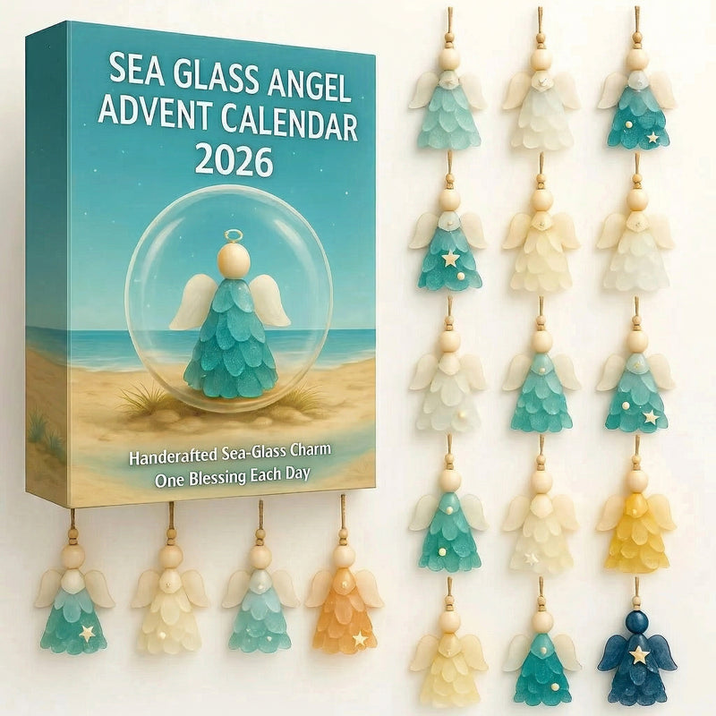 2026 Sea Glass Angel Advent Calendar – Handcrafted Daily Blessings
