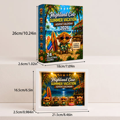 🔥FLASH SALE 50% OFF - 🐮Highland Cow Summer Vacation Advent Calendar 2026