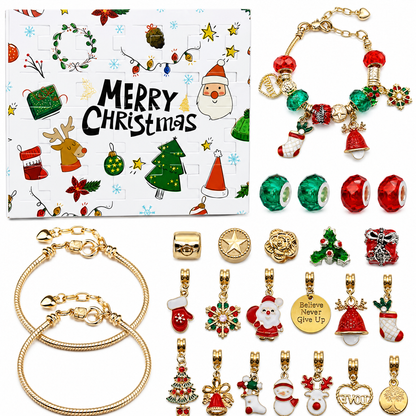 🎄DIY CHRISTMAS ADVENT CALENDAR BRACELETS SET
