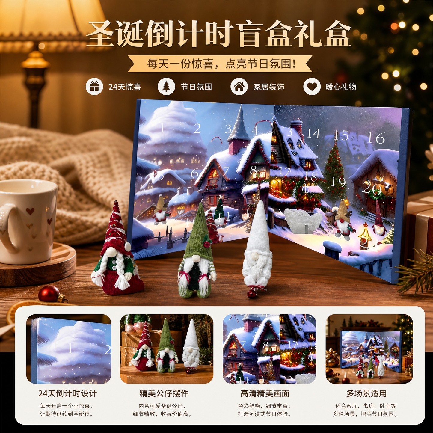 🎅2026 Christmas Gnome Advent Calendar