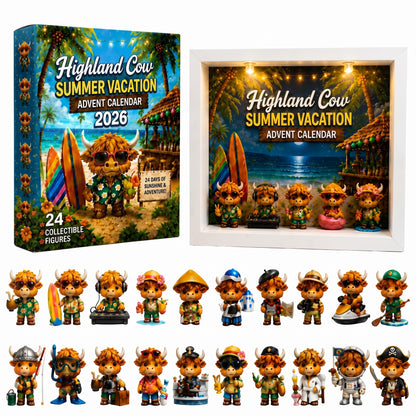 🔥FLASH SALE 50% OFF - 🐮Highland Cow Summer Vacation Advent Calendar 2026