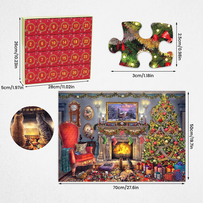 🎅🧩Christmas Advent Calendar Jigsaw Puzzle 1000pcs🧩🎅